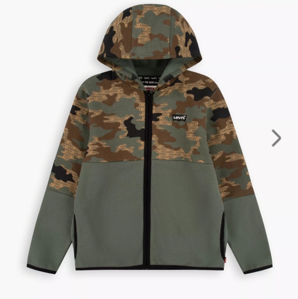 Levi's Camo Hoodie For Boys